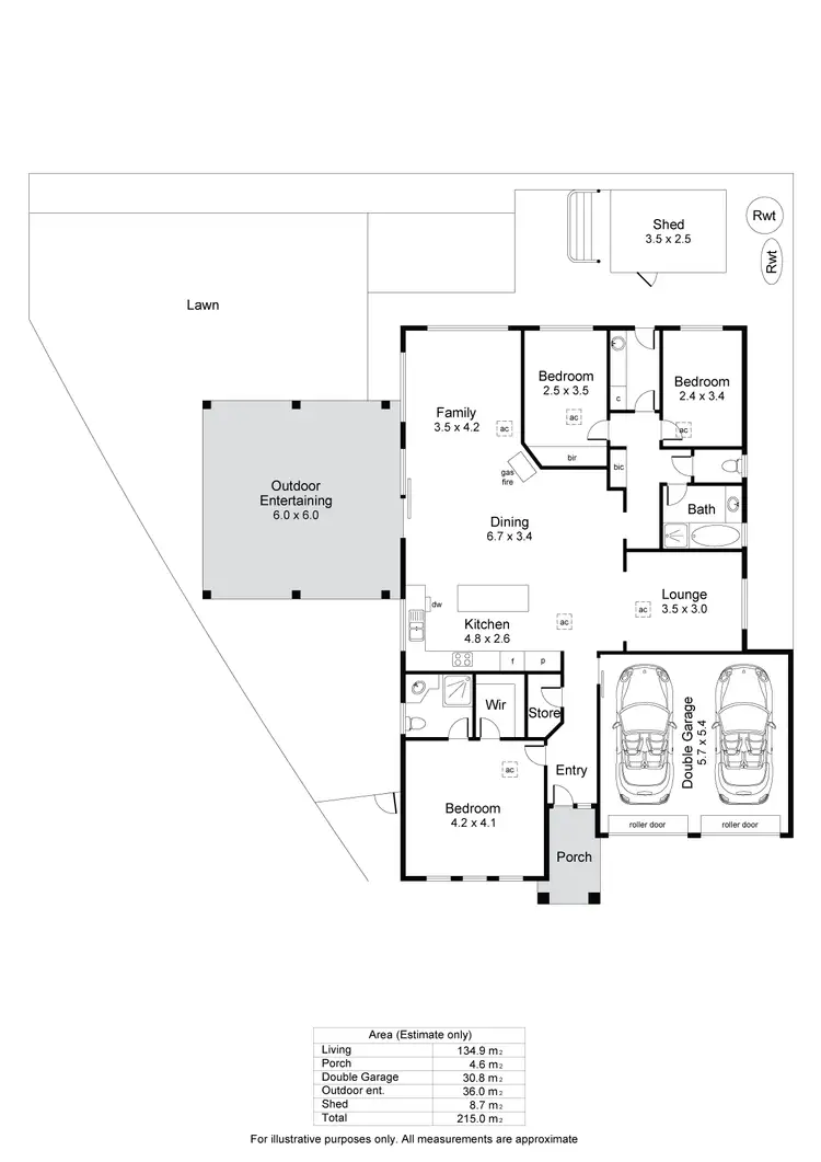 Floorplan of Homely house listing, 25 Mossman Street, Mawson Lakes SA 5095