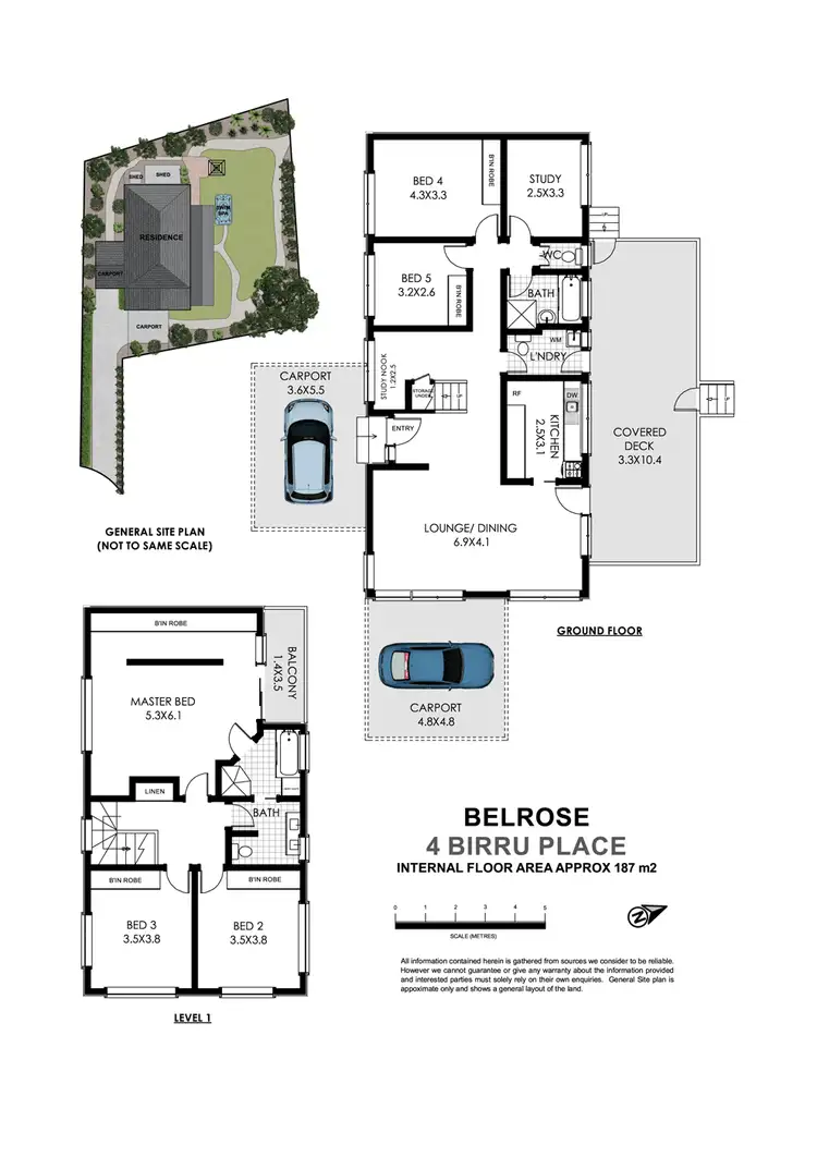 Floorplan of Homely house listing, 4 Birru Place, Belrose NSW 2085