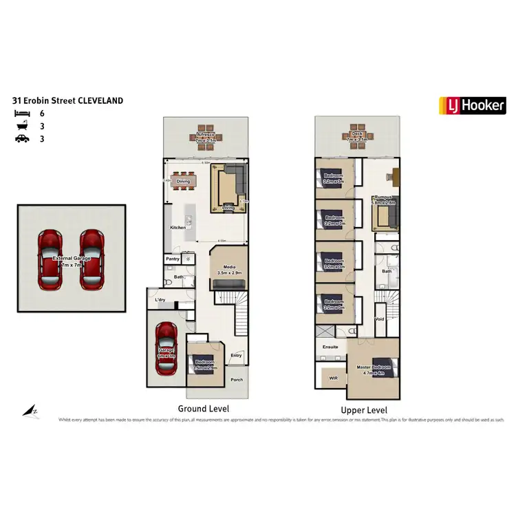 Floorplan of Homely house listing, 31 Erobin Street, Cleveland QLD 4163