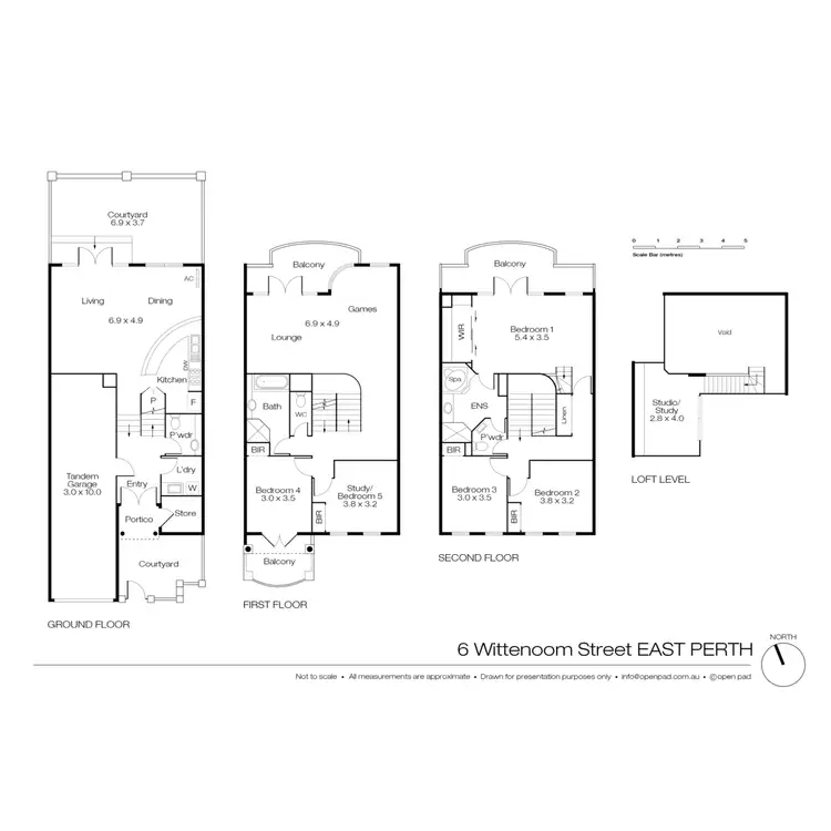 Floorplan of Homely house listing, 6 Wittenoom Street, East Perth WA 6004
