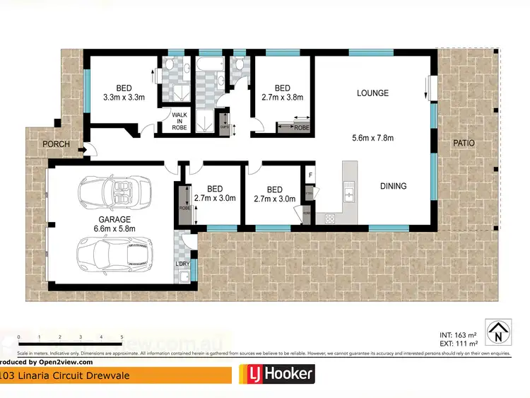 Floorplan of Homely house listing, 103 Linaria Circuit, Drewvale QLD 4116