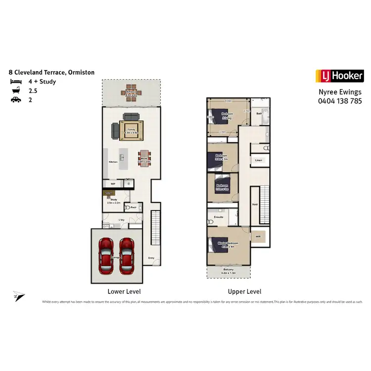 Floorplan of Homely house listing, 8 Cleveland Terrace, Ormiston QLD 4160