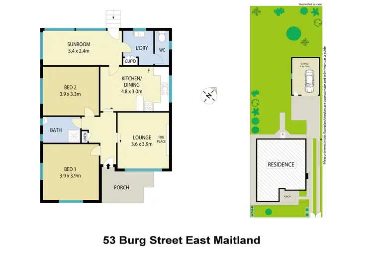 Floorplan of Homely house listing, 53 Burg Street, East Maitland NSW 2323
