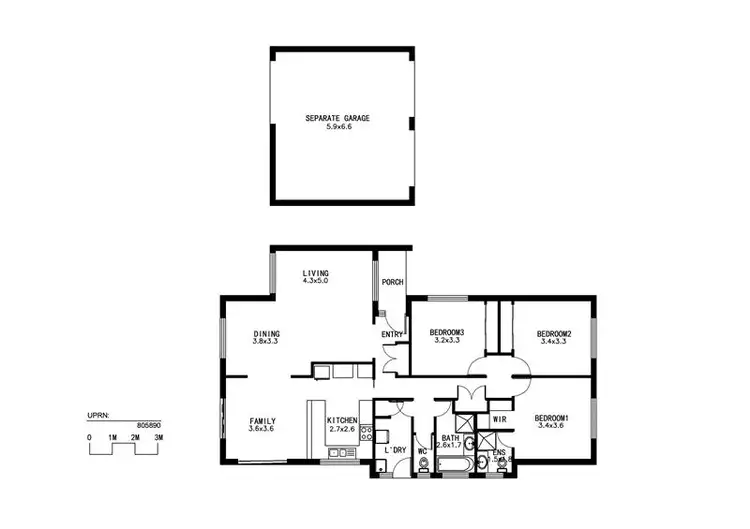 Floorplan of Homely house listing, Address available on request
