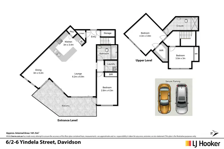Floorplan of Homely apartment listing, 6/2-6 Yindela Street, Davidson NSW 2085