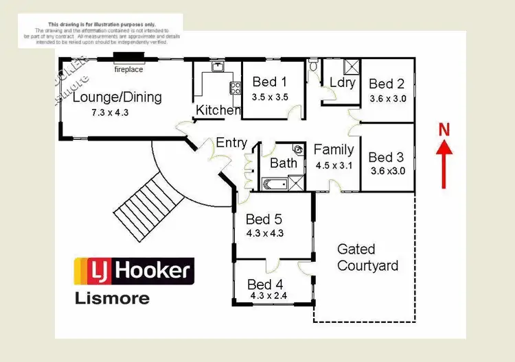 Floorplan of Homely house listing, 34 Jacaranda Avenue, East Lismore NSW 2480