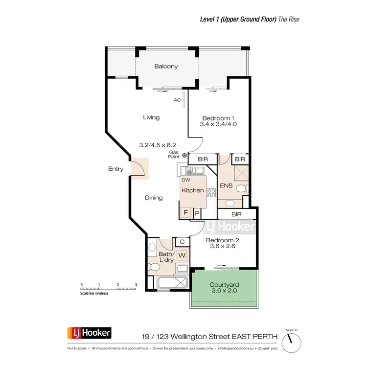 Floorplan of Homely apartment listing, 19/123 Wellington Street, East Perth WA 6004