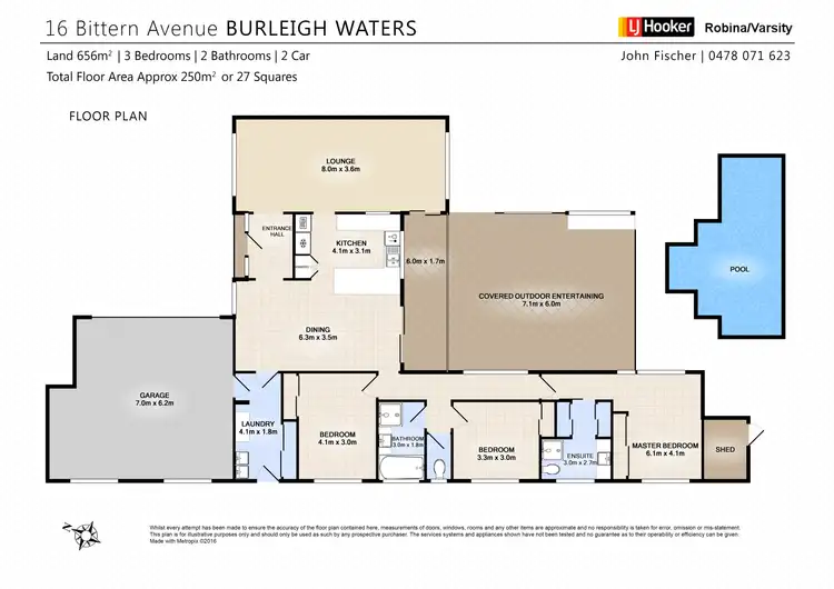 Floorplan of Homely house listing, 16 Bittern Avenue, Burleigh Waters QLD 4220