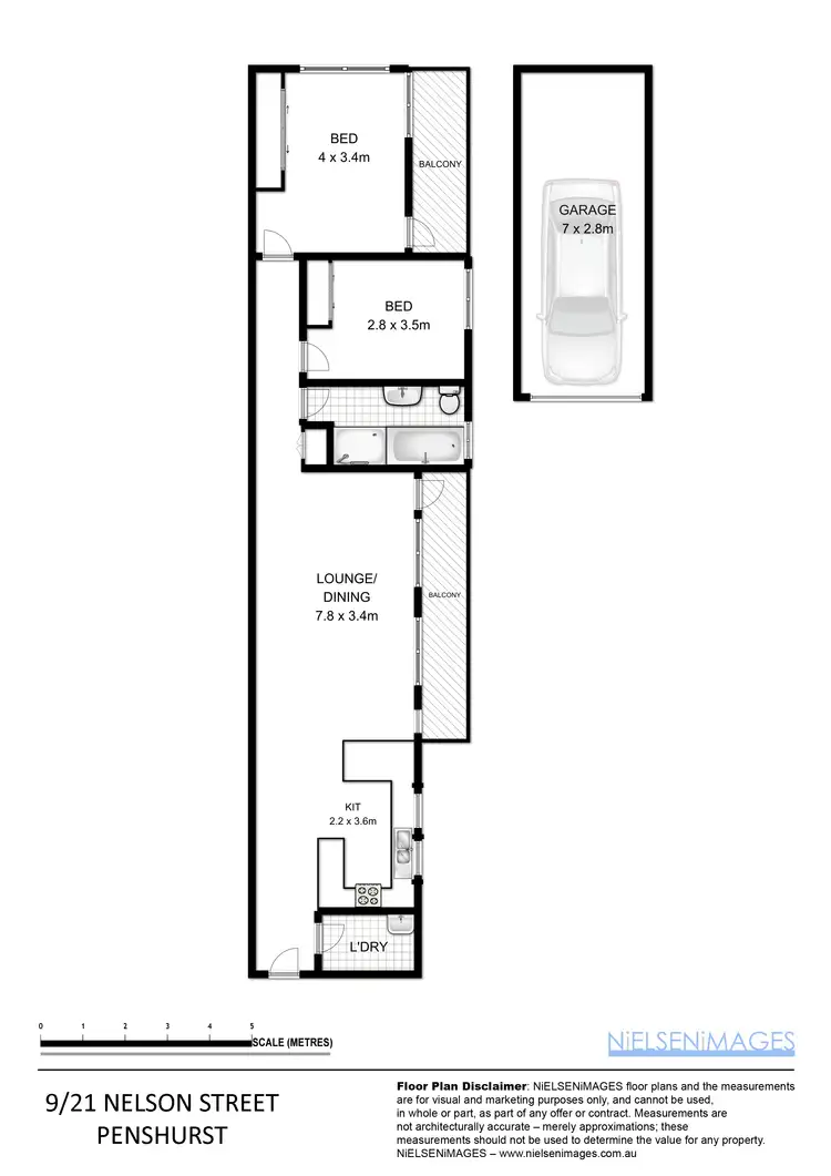 Floorplan of Homely unit listing, 8/21 Nelson Street, Penshurst NSW 2222
