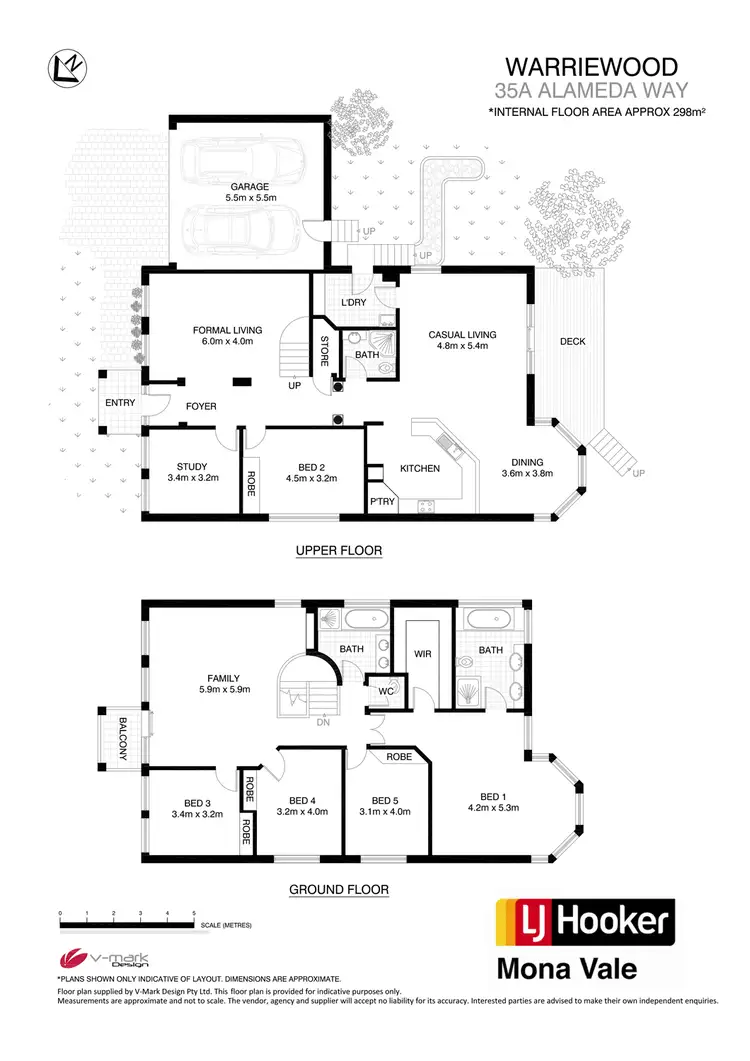 Floorplan of Homely house listing, 35a Alameda Way, Warriewood NSW 2102
