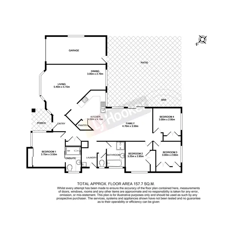 Floorplan of Homely house listing, 5 Hadley Court, Boronia Heights QLD 4124