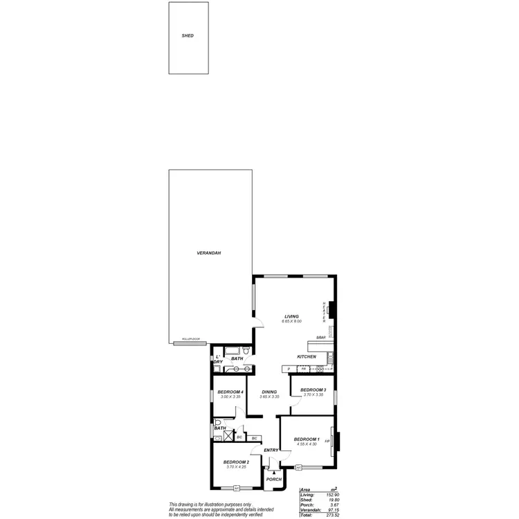 Floorplan of Homely house listing, 68 McInnes Avenue, Broadview SA 5083
