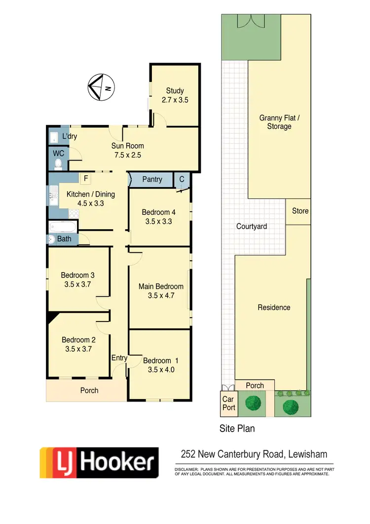Floorplan of Homely house listing, 252 New Canterbury Road, Lewisham NSW 2049
