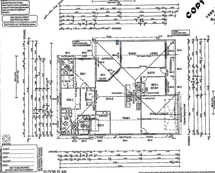 Floorplan of Homely house listing, 61 Booyong Drive, Mount Sheridan QLD 4868