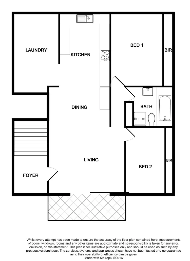 Floorplan of Homely unit listing, 9/38 Smith Street, Charlestown NSW 2290