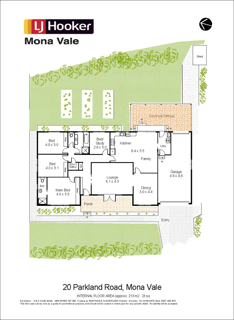 Floorplan of Homely house listing, 20 Parkland Road, Mona Vale NSW 2103