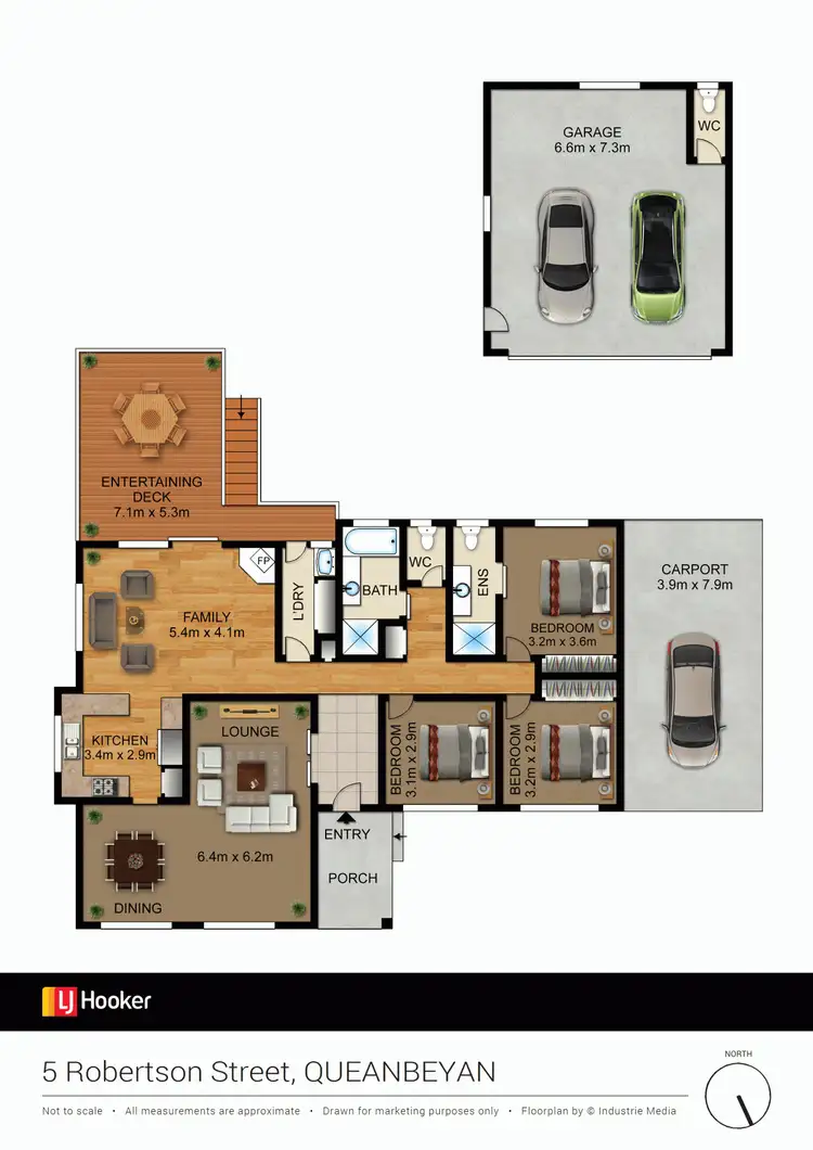 Floorplan of Homely house listing, 5 Robertson Street, Queanbeyan NSW 2620