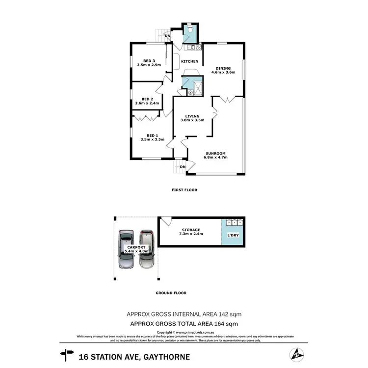 Floorplan of Homely house listing, 16 Station Avenue, Gaythorne QLD 4051