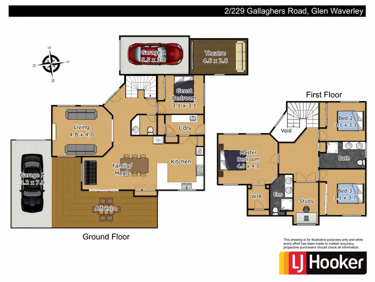 Floorplan of Homely house listing, 2/229 Gallaghers Road, Glen Waverley VIC 3150