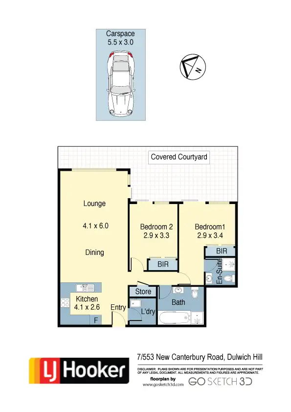 Floorplan of Homely apartment listing, 7/553 New Canterbury Road, Dulwich Hill NSW 2203