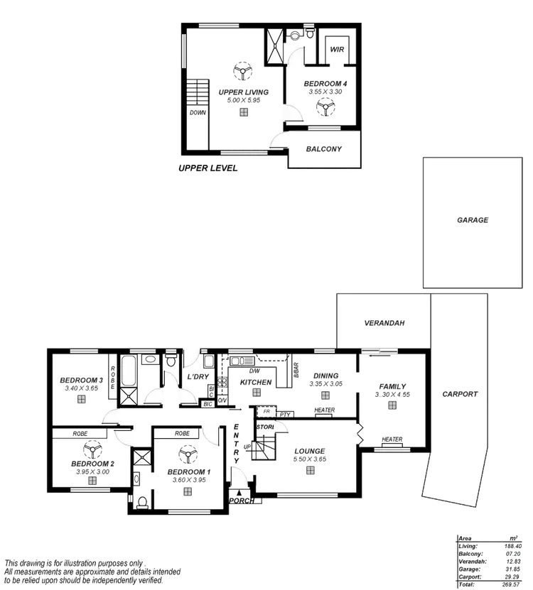 Floorplan of Homely house listing, 11 Sherwood Avenue, Valley View SA 5093