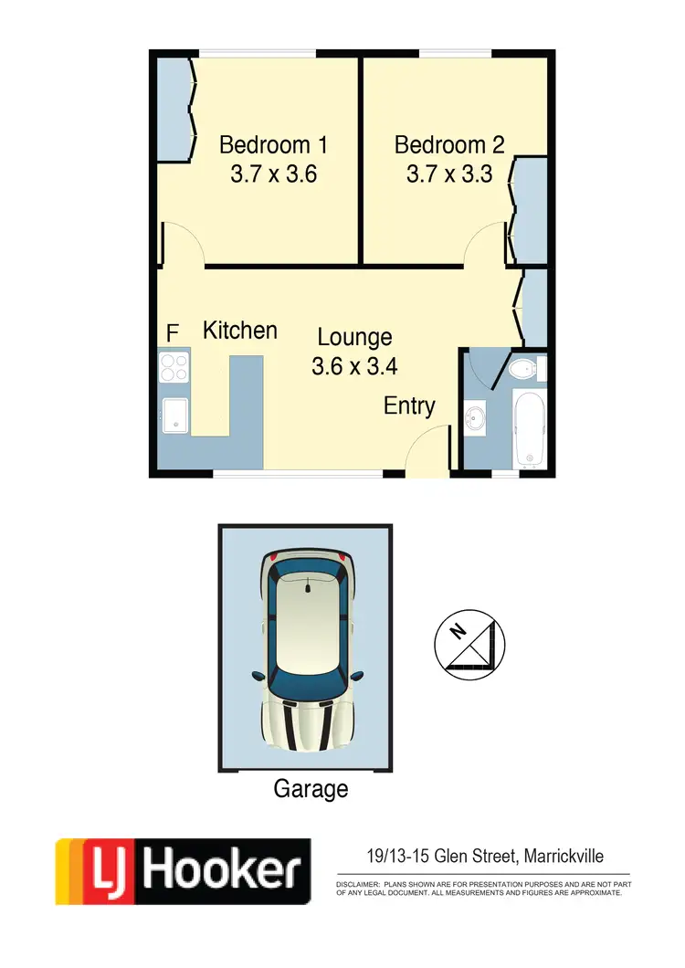 Floorplan of Homely apartment listing, 19/13-15 Glen Street, Marrickville NSW 2204