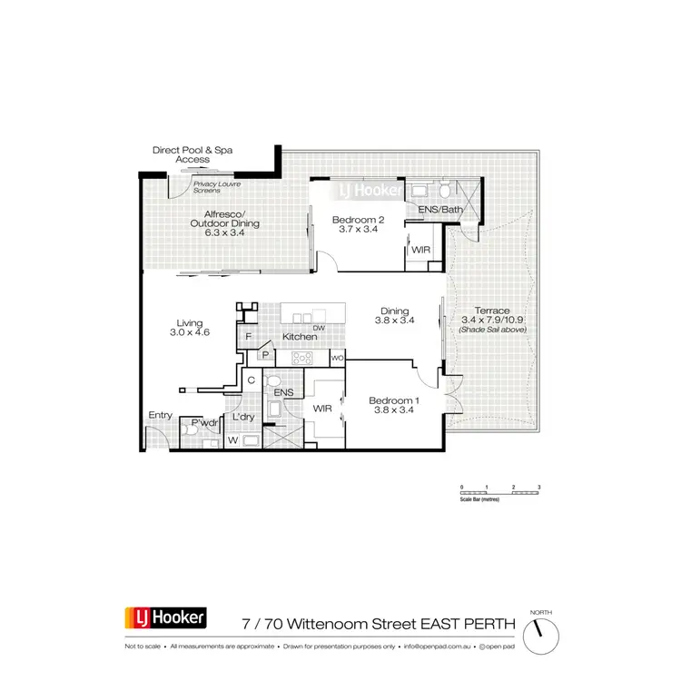 Floorplan of Homely apartment listing, 7/70 Wittenoom Street, East Perth WA 6004