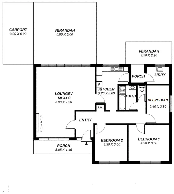 Floorplan of Homely house listing, 2 Fox Avenue, Klemzig SA 5087