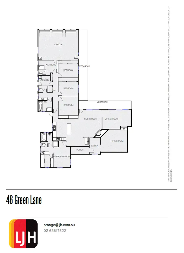 Floorplan of Homely house listing, 49 Green Lane, Orange NSW 2800