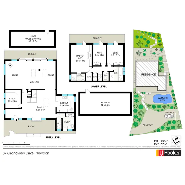 Floorplan of Homely house listing, 89 Grandview Drive, Newport NSW 2106