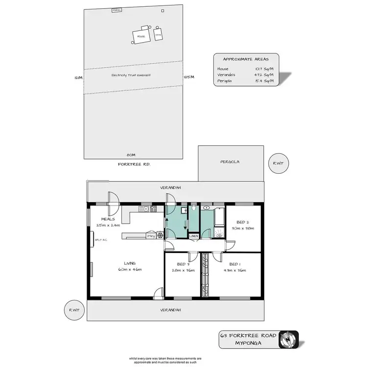 Floorplan of Homely rural property listing, 63 Forktree Road, Myponga SA 5202