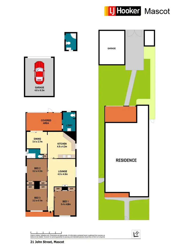 Floorplan of Homely house listing, 21 Johnson Street, Mascot NSW 2020