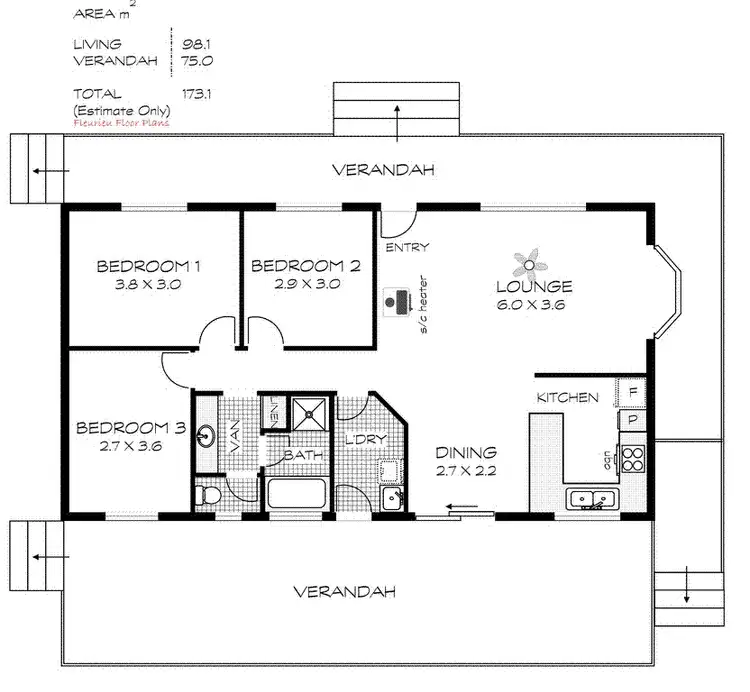 Floorplan of Homely house listing, Lot 7 Myrtle Grove Road, Currency Creek SA 5214