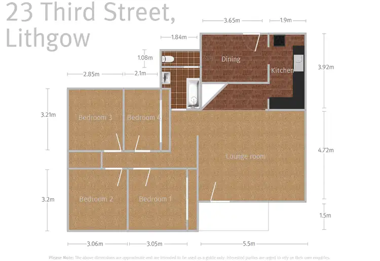 Floorplan of Homely house listing, 23 Third Street, Lithgow NSW 2790