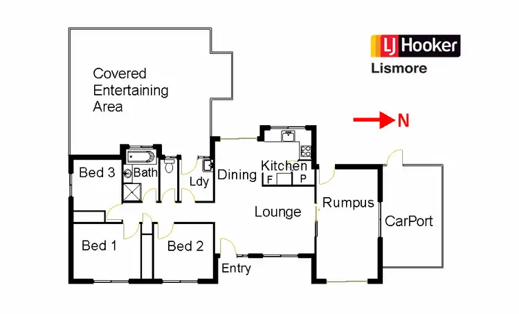 Floorplan of Homely house listing, 5 Kadina Street, Goonellabah NSW 2480
