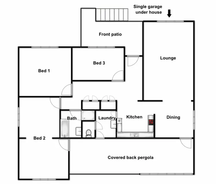 Floorplan of Homely house listing, 31 College Road, East Lismore NSW 2480