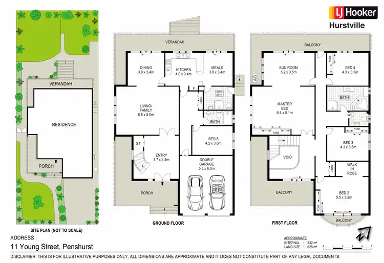 Floorplan of Homely house listing, 11 Young Street, Penshurst NSW 2222