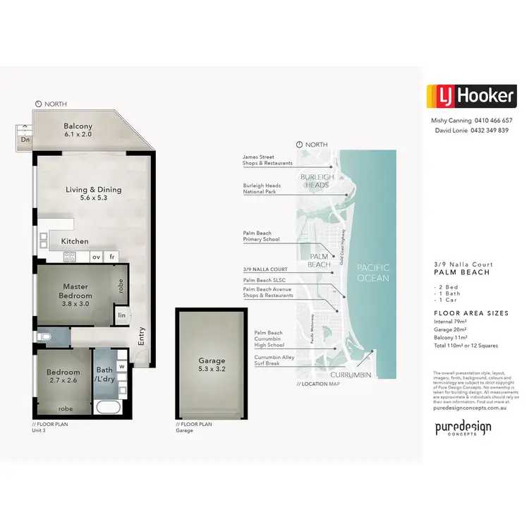 Floorplan of Homely unit listing, 3/9 Nalla Court, Palm Beach QLD 4221