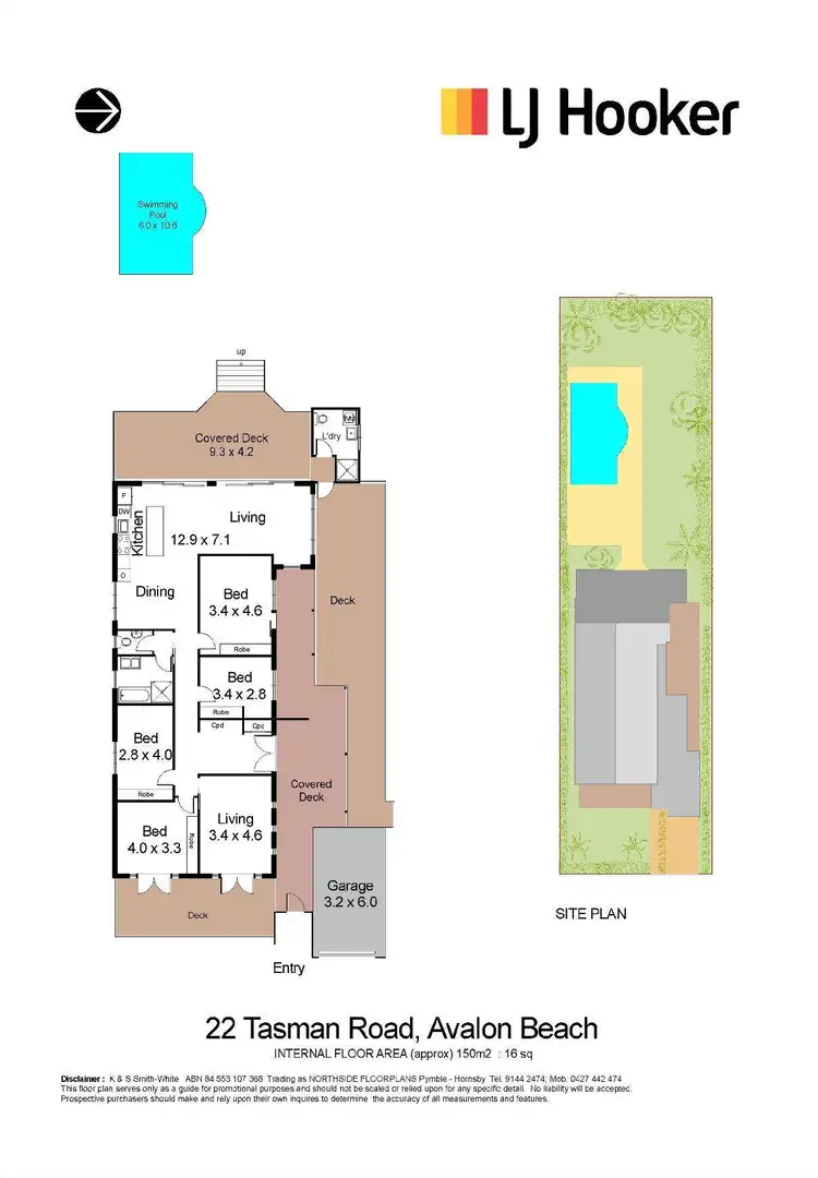 Floorplan of Homely house listing, 22 Tasman Road, Avalon Beach NSW 2107