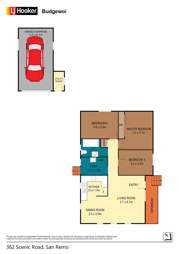 Floorplan of Homely house listing, 362 Scenic Drive, San Remo NSW 2262