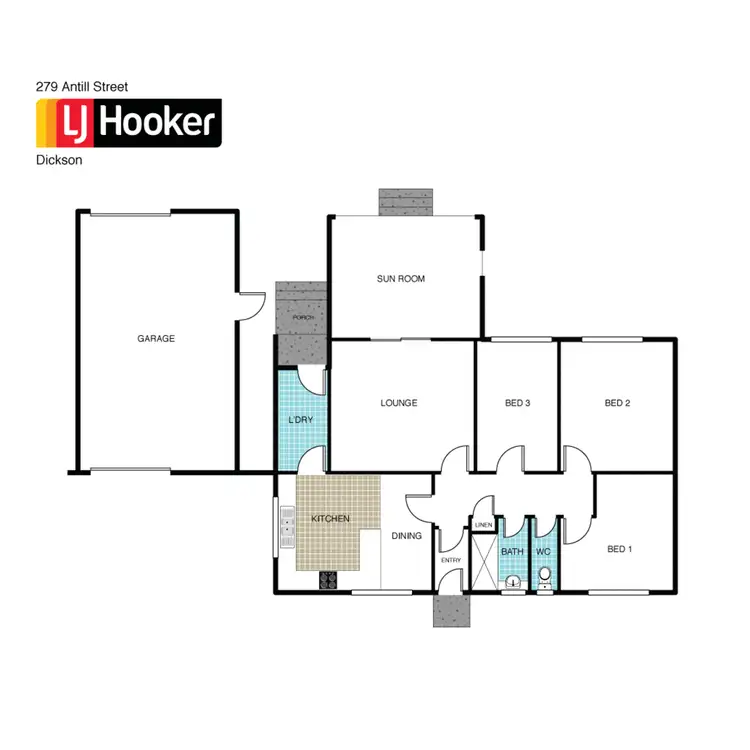 Floorplan of Homely house listing, 279 Antill Street, Watson ACT 2602