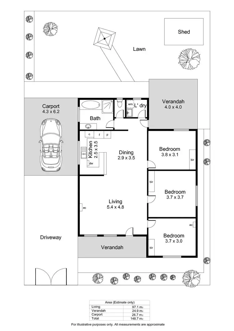 Floorplan of Homely house listing, 24 Main Street, Beverley SA 5009