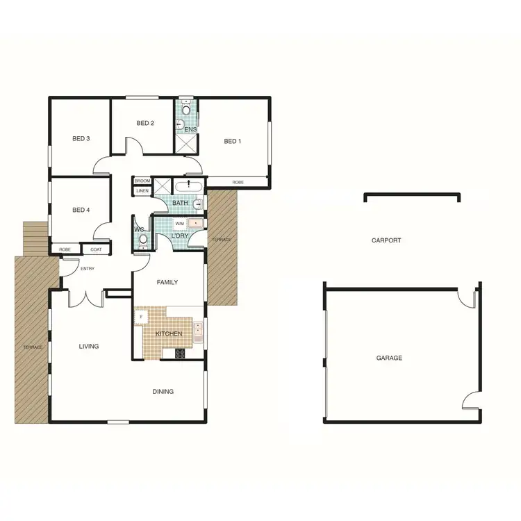 Floorplan of Homely house listing, 3 Miethke Place, Flynn ACT 2615