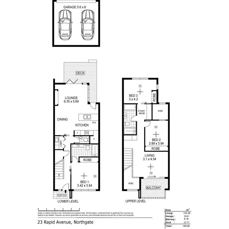 Floorplan of Homely house listing, 23 Rapid Avenue, Lightsview SA 5085
