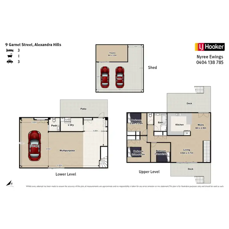 Floorplan of Homely house listing, 9 Garnet Street, Alexandra Hills QLD 4161