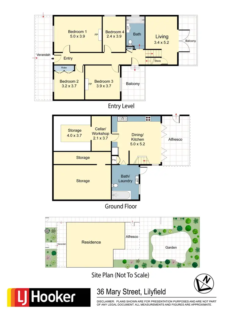 Floorplan of Homely house listing, 36 Mary Street, Lilyfield NSW 2040