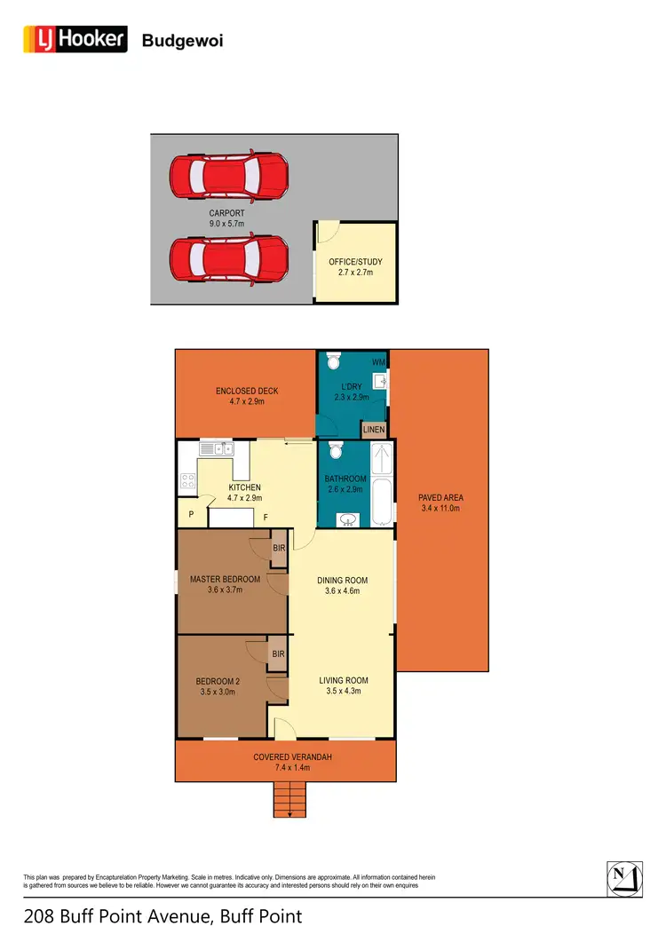 Floorplan of Homely house listing, 208 Buff Point Avenue, Buff Point NSW 2262