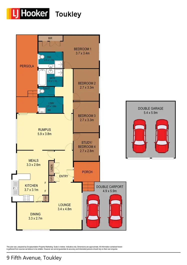Floorplan of Homely house listing, 9 Fifth Avenue, Toukley NSW 2263