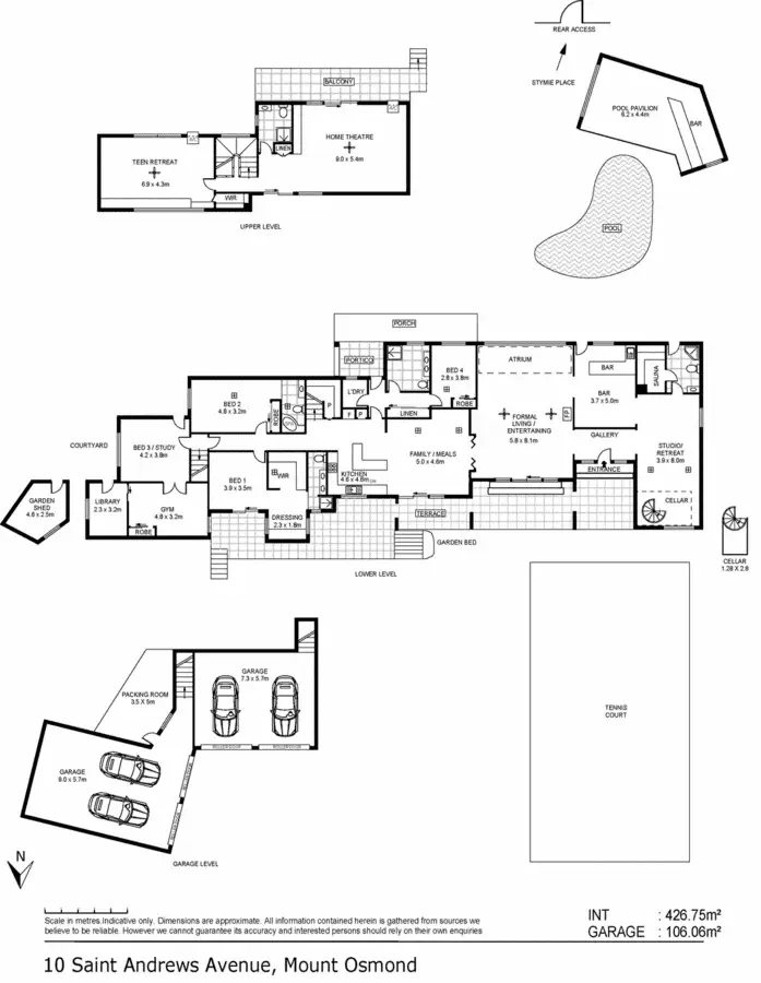 Floorplan of Homely house listing, 10 St Andrews Avenue, Mount Osmond SA 5064
