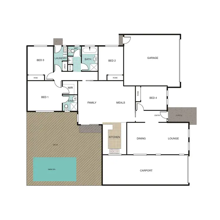 Floorplan of Homely house listing, 29 Gouldsmith Street, Dunlop ACT 2615